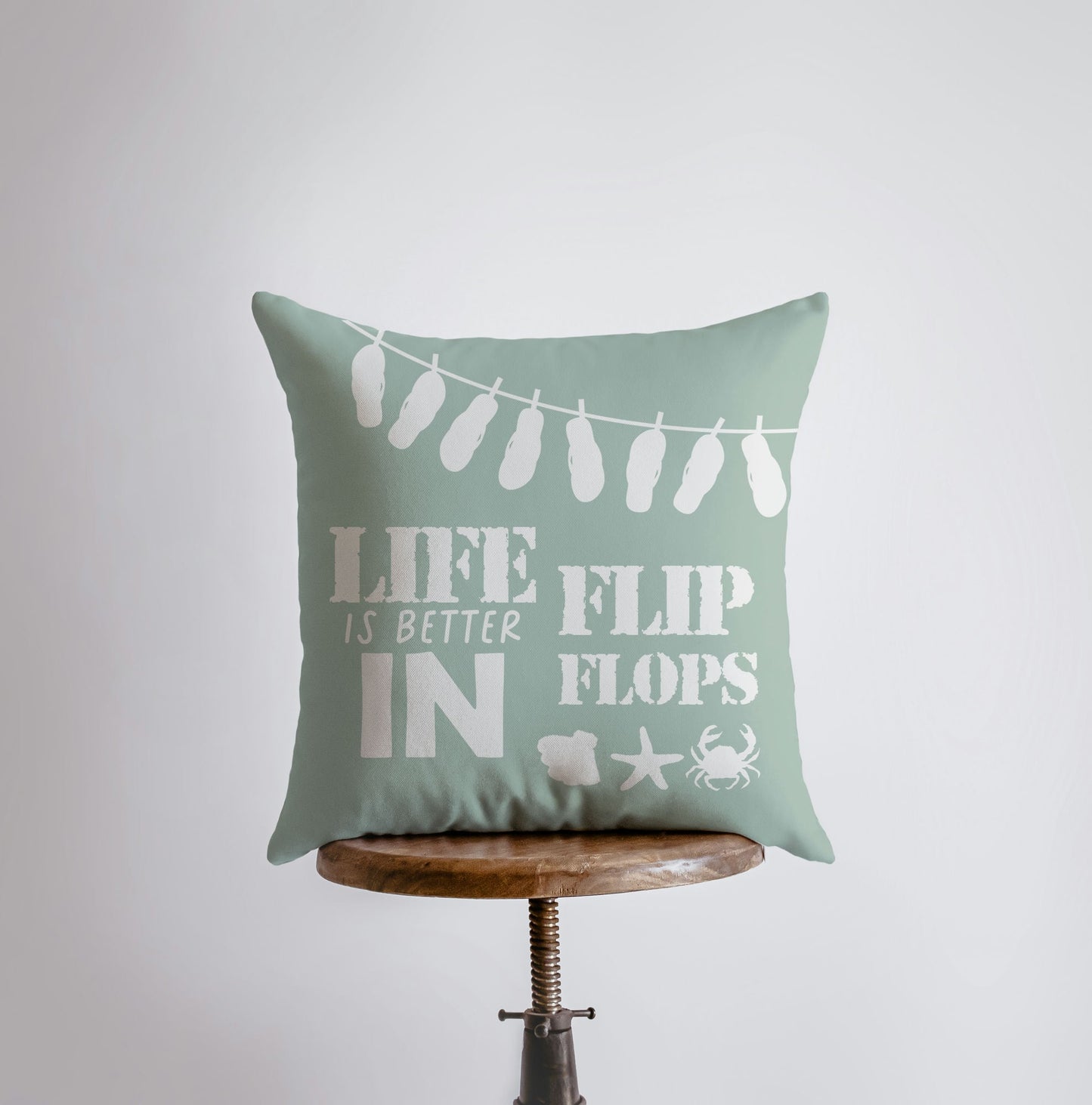 Life is Better in Flip Flops | Pillow Cover | Throw Pillow | Home