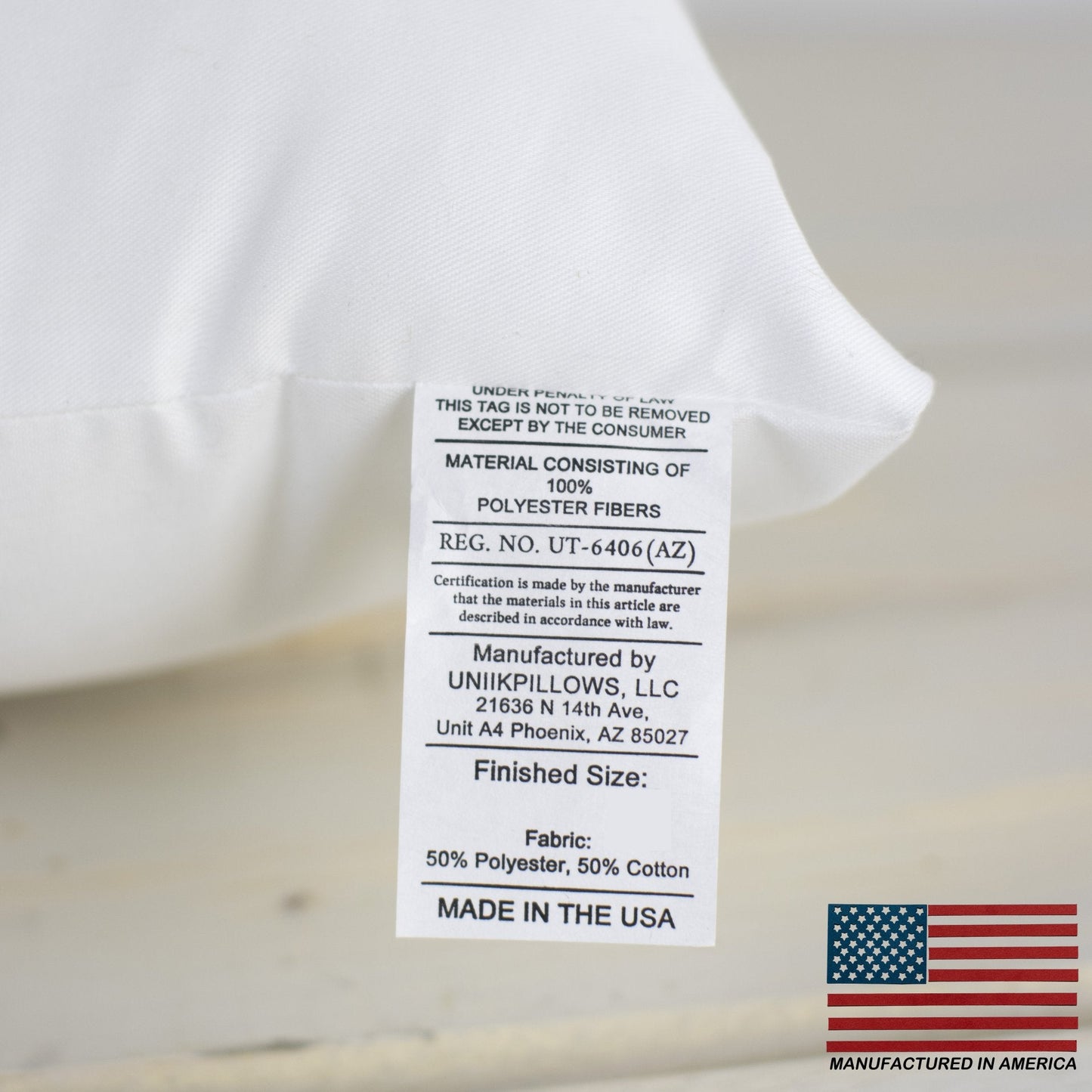 10x10 | Square Angel Hair Insert | Indoor Outdoor Down Alternative