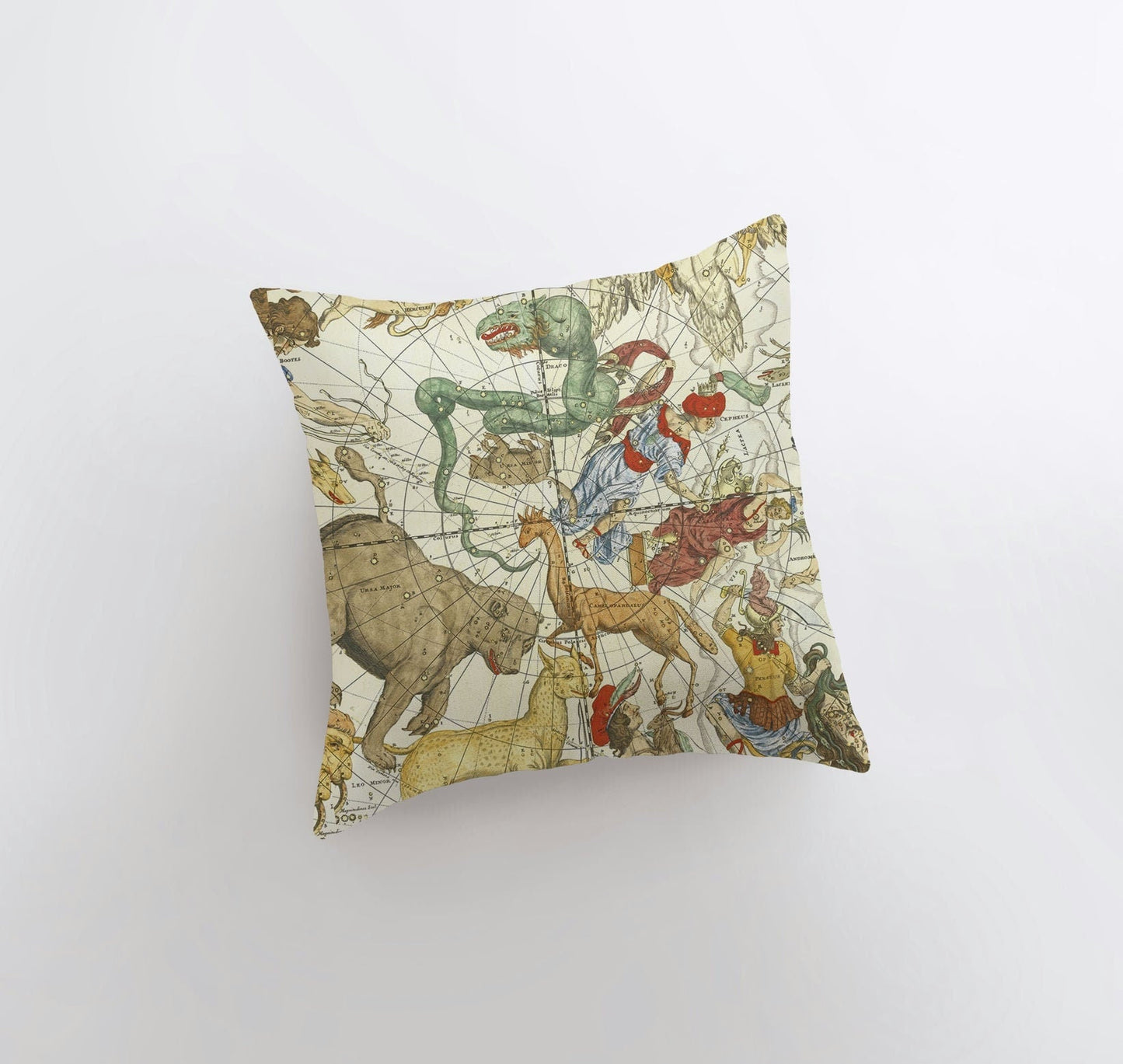 Astrology Signs | Constellation | Throw Pillow | Planets Decor | Map