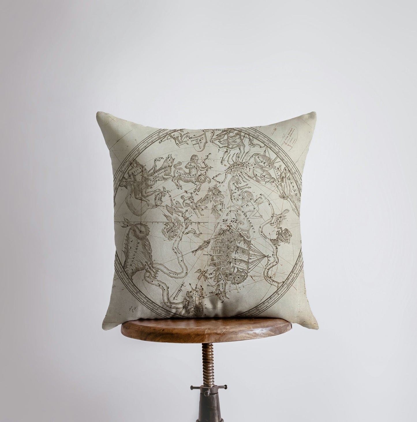 Constellation Circle | Astrology | Throw Pillow | Planets Decor | Map