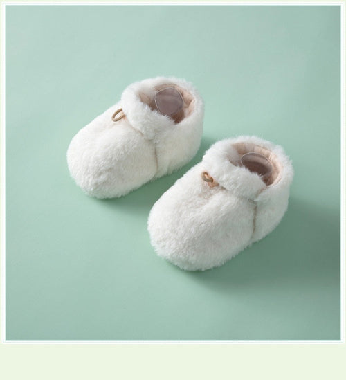Winter Hot Selling Baby Simple Plain Thickened Fleece-lined Warm Soft