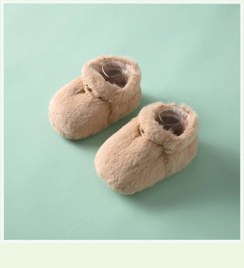 Winter Hot Selling Baby Simple Plain Thickened Fleece-lined Warm Soft