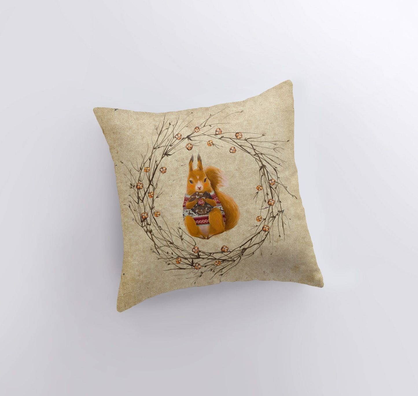 Chipmunk | Pillow Cover | Throw Pillow |  Squirrel | Home Decor |