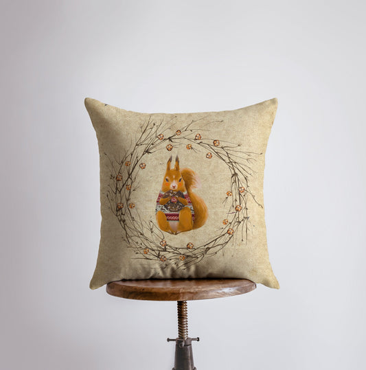 Chipmunk | Pillow Cover | Throw Pillow |  Squirrel | Home Decor |