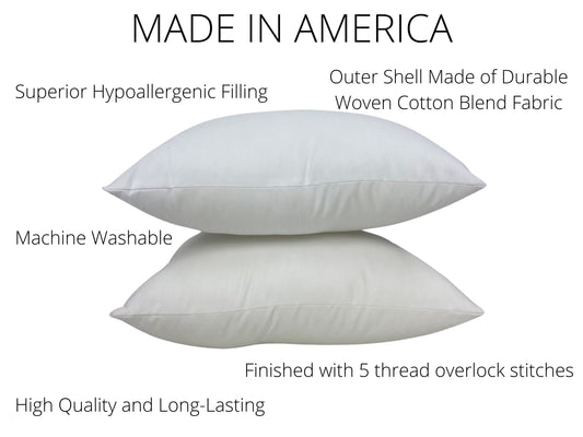 10x16 or 16x10 | Indoor Outdoor Down Alternative Hypoallergenic