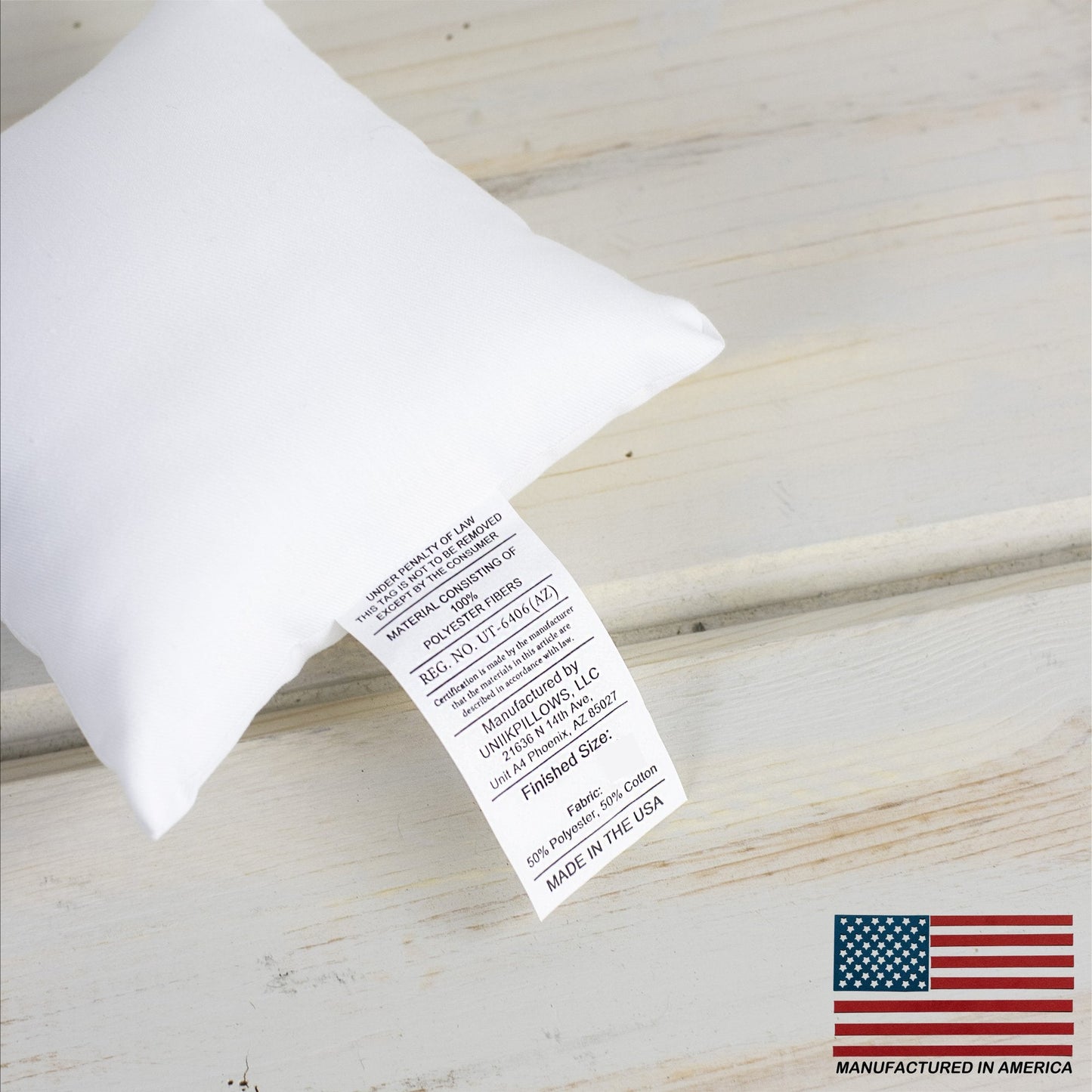 10x10 | Square Angel Hair Insert | Indoor Outdoor Down Alternative