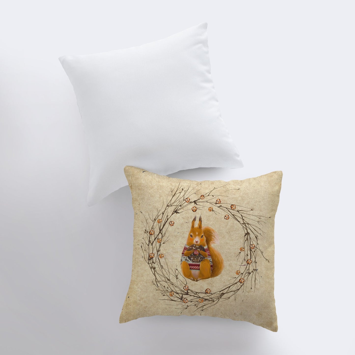Chipmunk | Pillow Cover | Throw Pillow |  Squirrel | Home Decor |