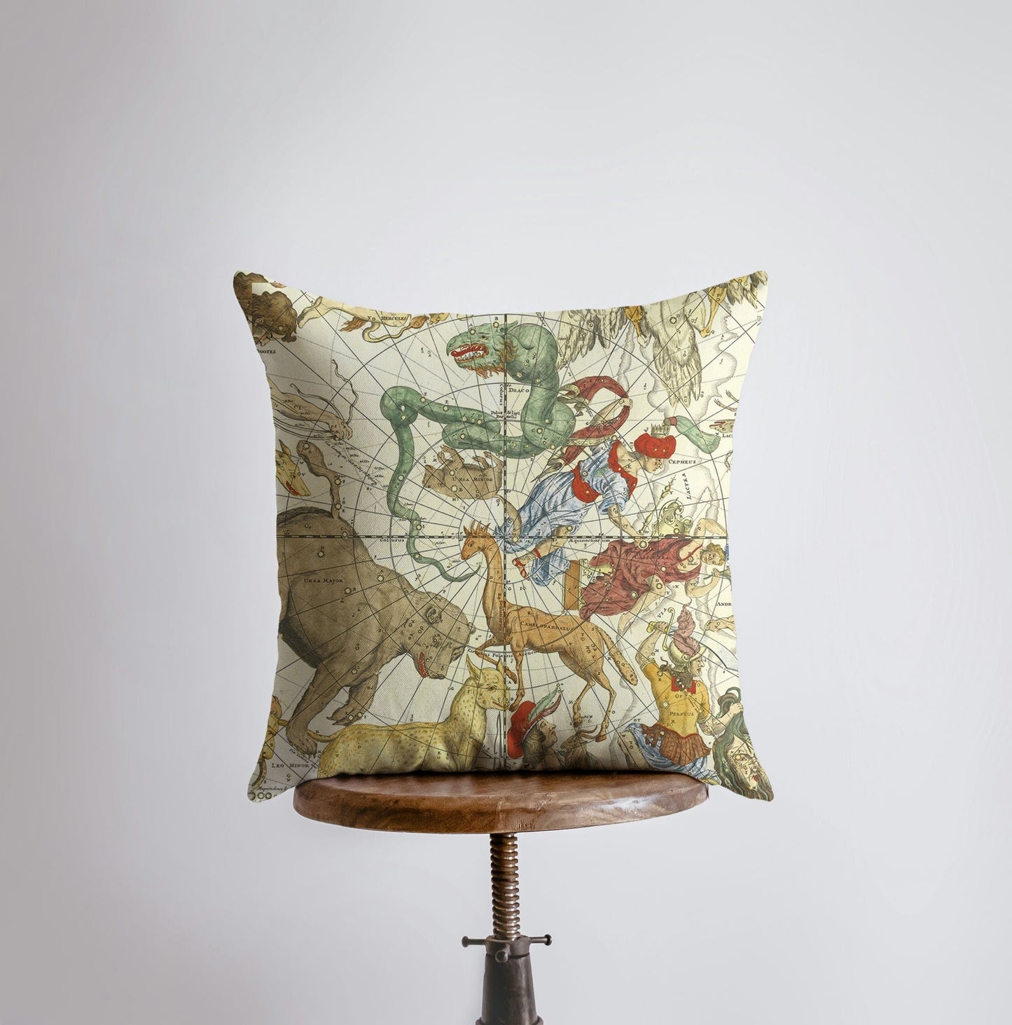 Astrology Signs | Constellation | Throw Pillow | Planets Decor | Map