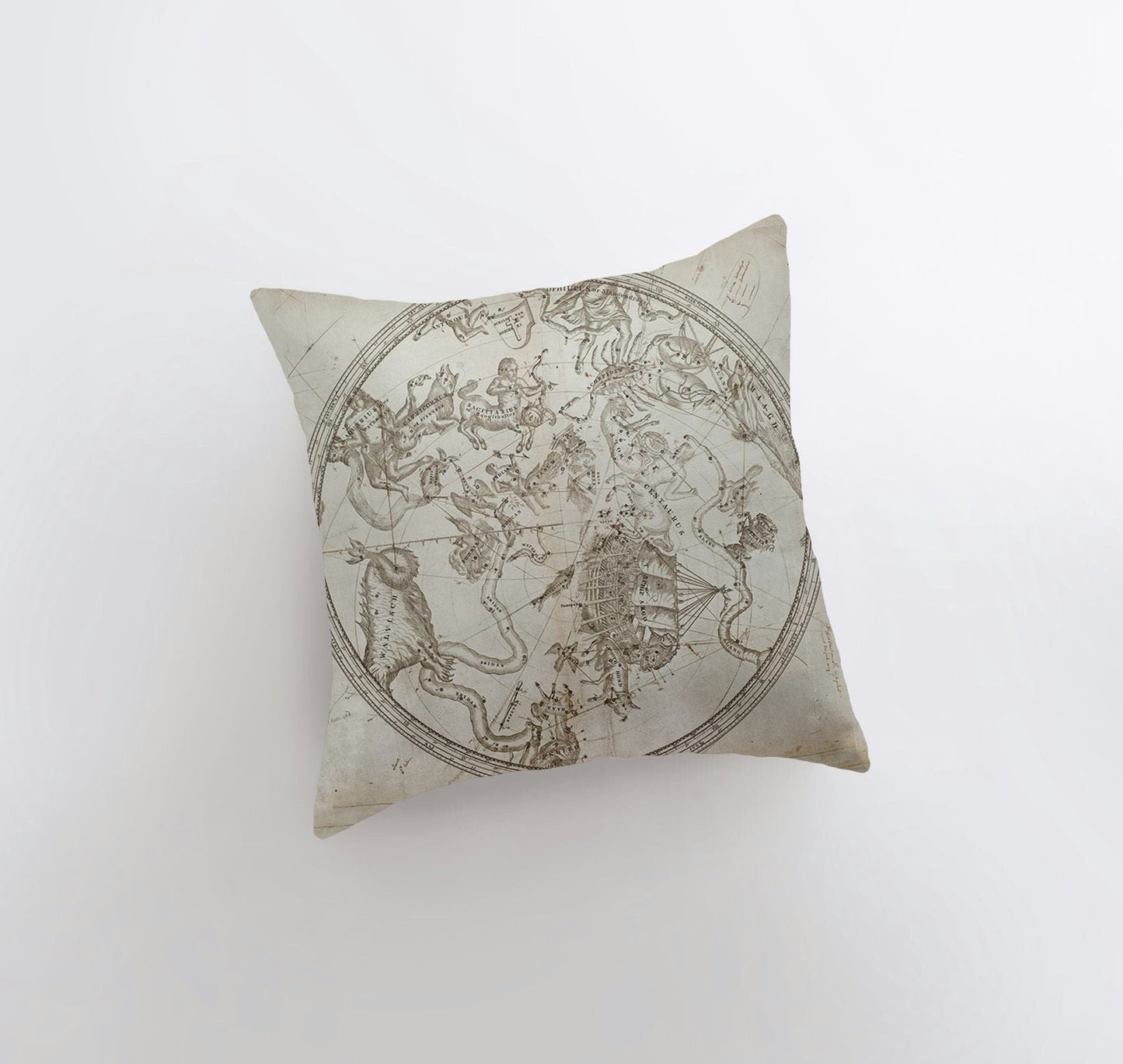 Constellation Circle | Astrology | Throw Pillow | Planets Decor  | Map